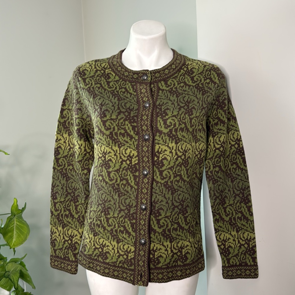 Nordic Traders Nordic Look Cotton Cardigan EUC Medium - Picture 2 of 6